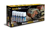 Italeri Set Peintures Armée US/OTAN